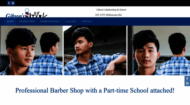 gibsonsbarbershopandschool.com