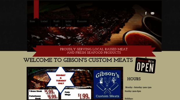 gibsonscustommeats.com