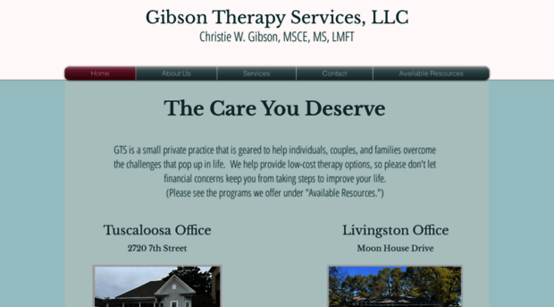gibsontherapyservicesllc.com