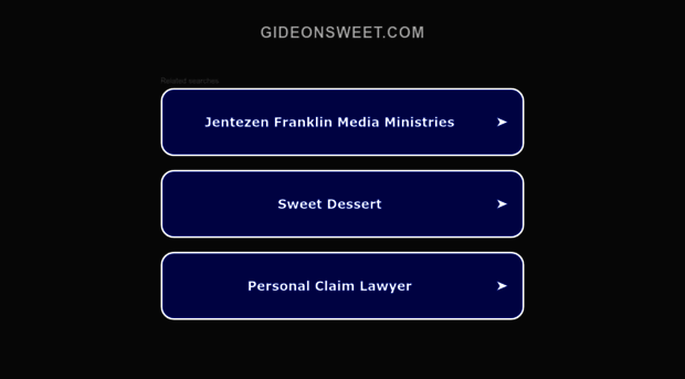 gideonsweet.com