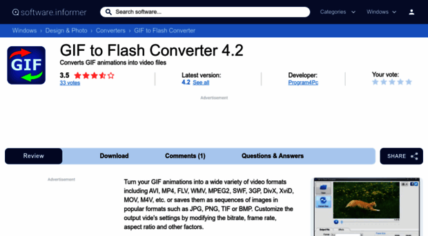gif-to-flash-converter.software.informer.com