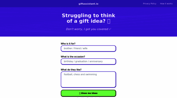 giftassistant.io