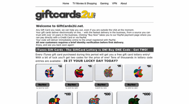 giftcard2u.com