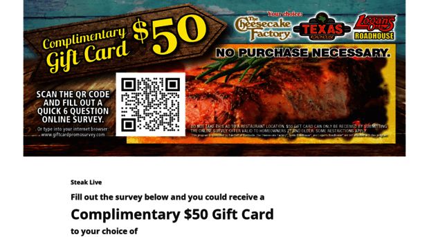 giftcardpromosurvey.com