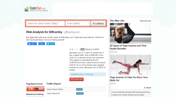 giftcardsy.com.cutestat.com