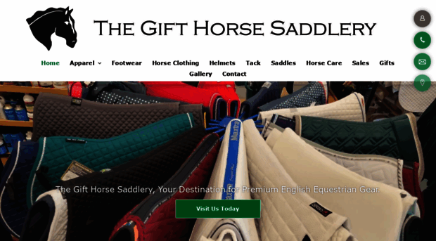 gifthorsesaddlery.com