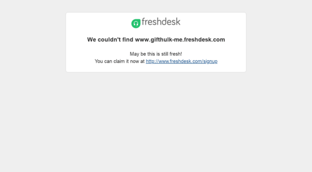 gifthulk-me.freshdesk.com