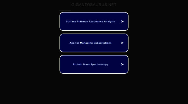 gigantosaurus.net