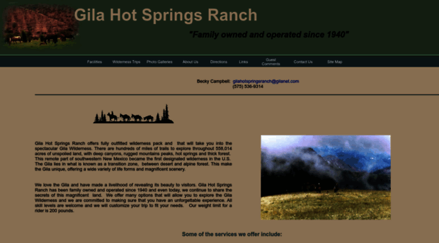 gilahotspringsranch.com