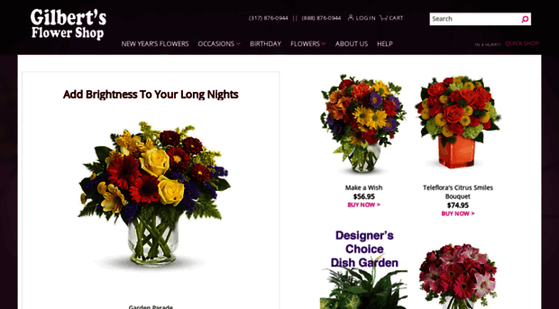 gilbertsflowershop.com