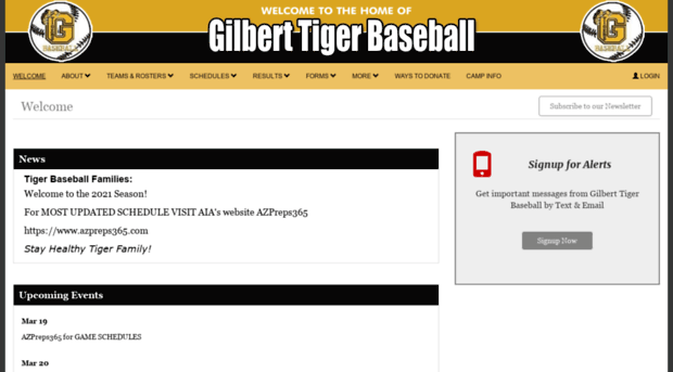 gilberttigerbaseball.com