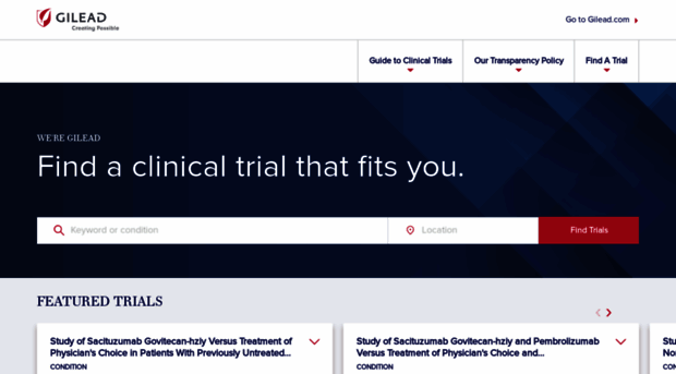 gileadclinicaltrials.com