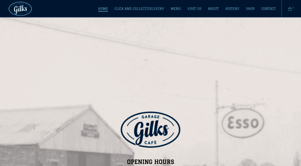 gilksgaragecafe.com