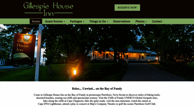 gillespiehouseinn.com