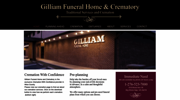 gilliamfuneralhome.com