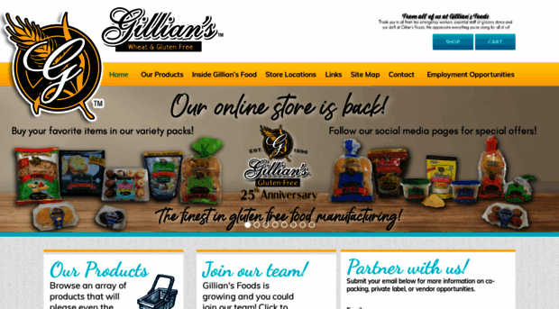 gilliansfoodsglutenfree.com