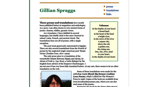 gillianspraggs.com