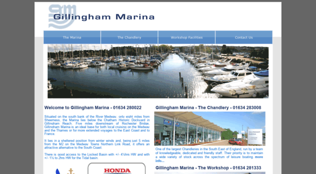 gillingham-marina.co.uk