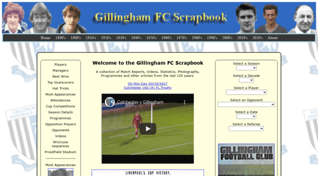 gillinghamfcscrapbook.co.uk