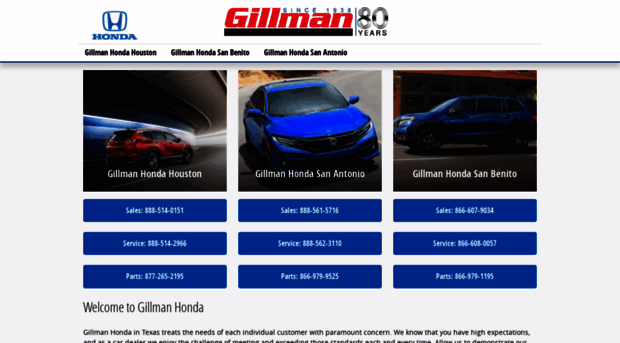 gillmanhonda.com