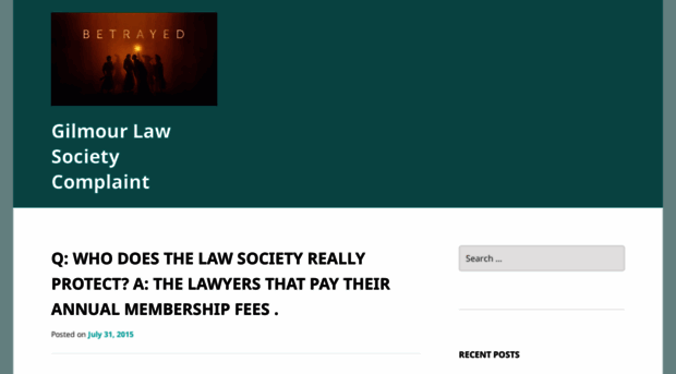 gilmourlawsocietycomplaint.wordpress.com