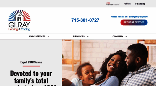 gilrayheating.com