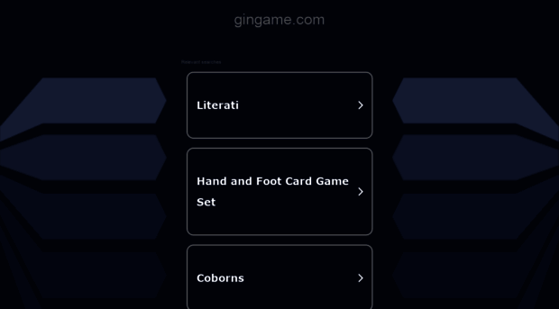 gingame.com