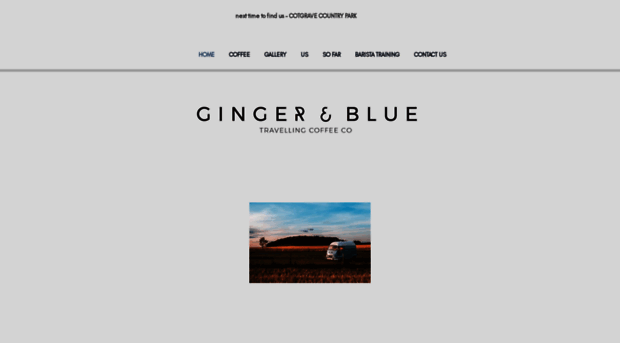 gingerandbluecoffee.co.uk
