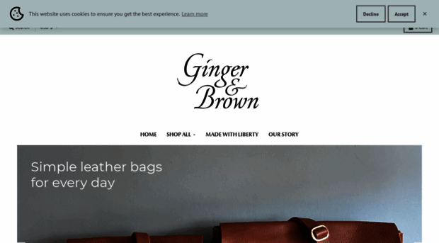 gingerandbrown.co.uk