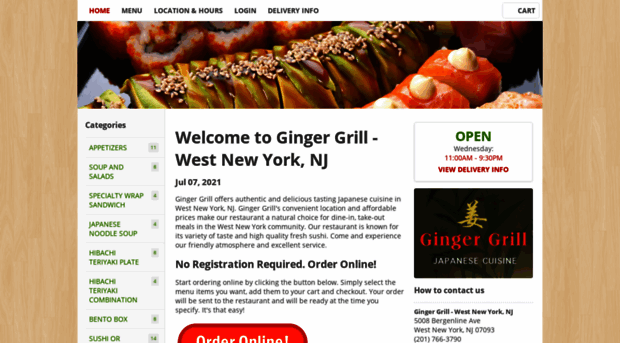 gingergrillnj.com