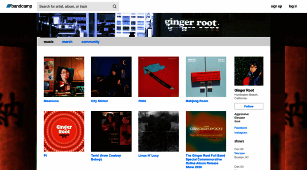 gingerroot.bandcamp.com