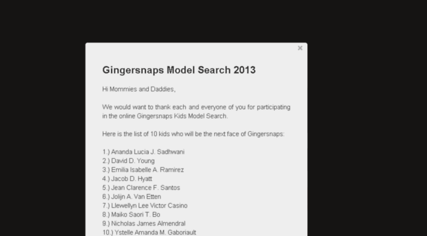 gingersnapsmodelsearch.com