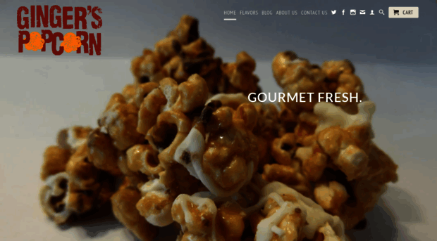 gingerspopcorn.com