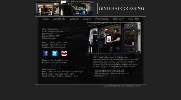 ginohairdressing.com