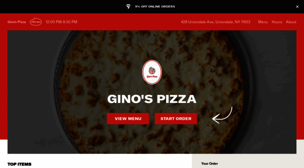 ginospizzauniondale.com