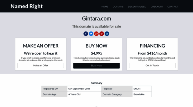 gintara.com
