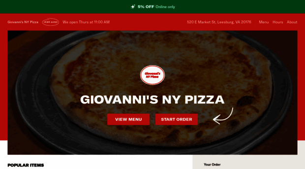 giovannisnypizzamenu.com