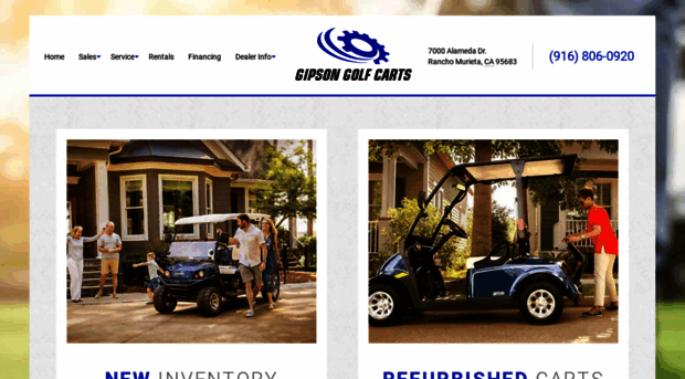 gipsongolfcarts.com