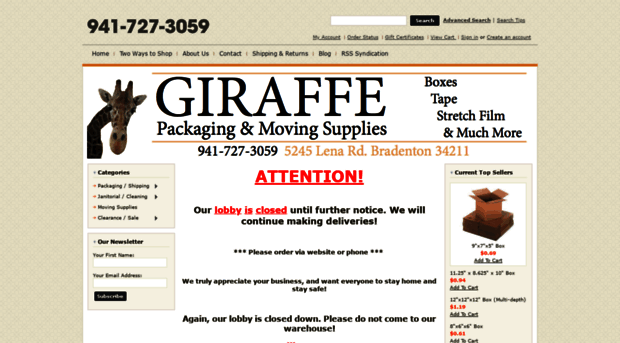 giraffepackaging.com