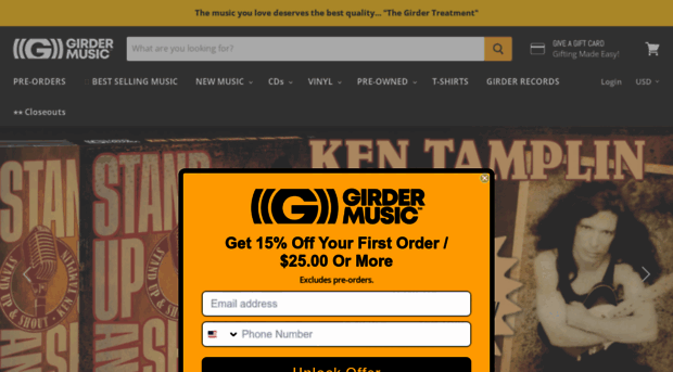 girdermusic.com