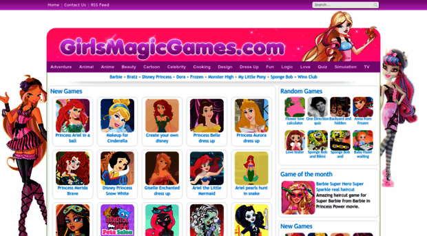 girlsmagicgames.com