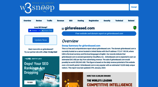 girlsreleased.com.w3snoop.com