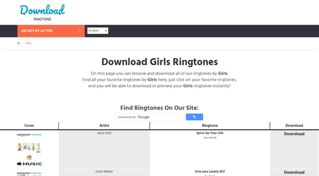 girlsthe.download-ringtone.com