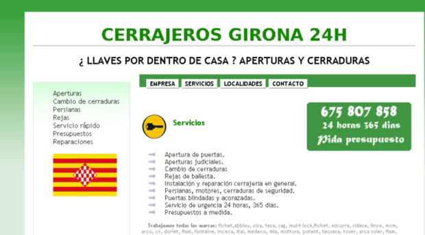 girona.cerrajerosurgentes-24horas-llavespordentro.com