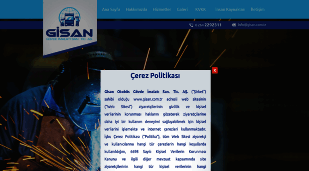 gisan.com.tr - Gisan Otobüs Gövde Kaynağı Pro... - Gisan