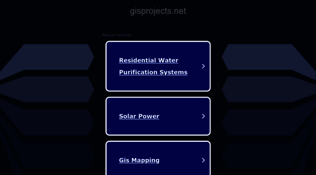 gisprojects.net