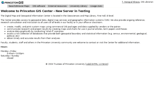 gisserver.princeton.edu