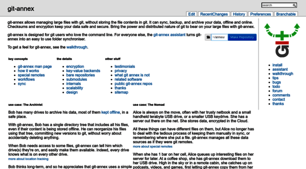 git-annex.branchable.com