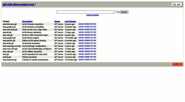 git.alsa-project.org