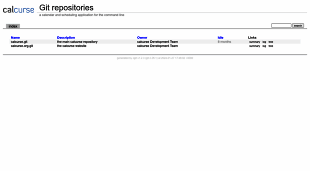 git.calcurse.org